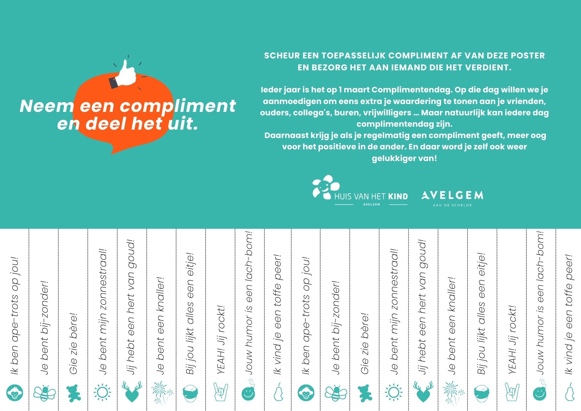 👏 WIST je dat complementen... - Huis van het Kind Avelgem | Facebook