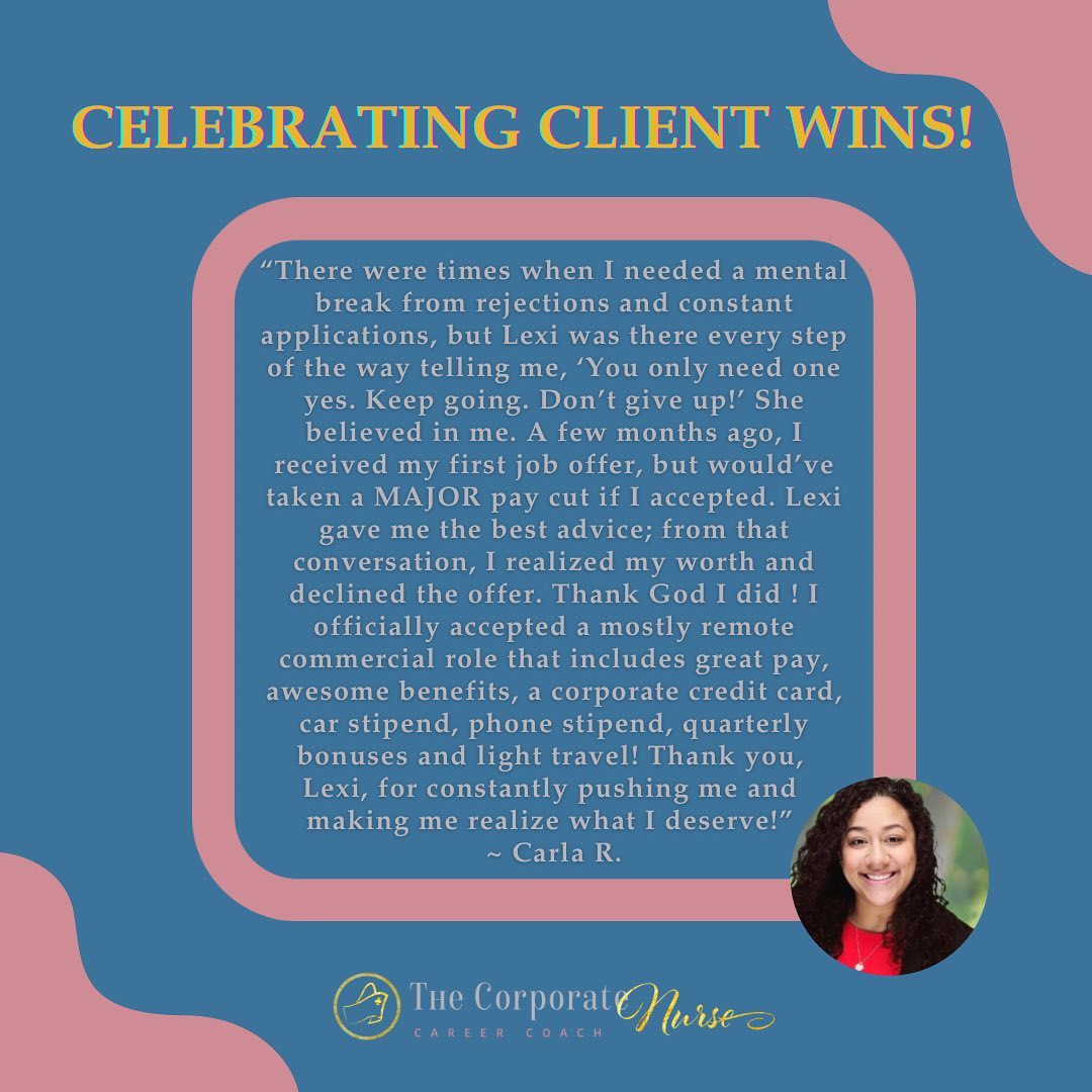 💠 CELEBRATING CLIENT WINS! 💠... - The Corporate Nurse | Facebook