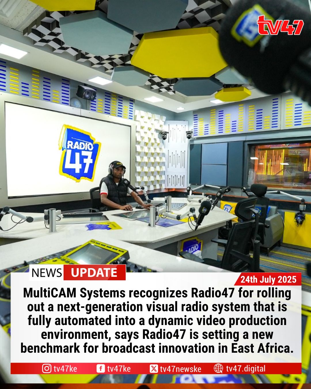 TV 47 Kenya - MultiCAM Systems recognizes Radio47 for... | Facebook