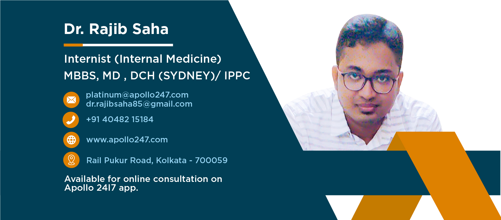 Dr. Rajib Saha - Internist - Internal Medicine | Kolkata