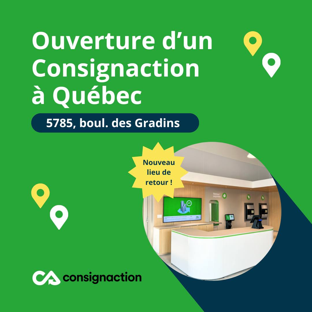 consignaction - Nous avons le plaisir d'annoncer... | Facebook