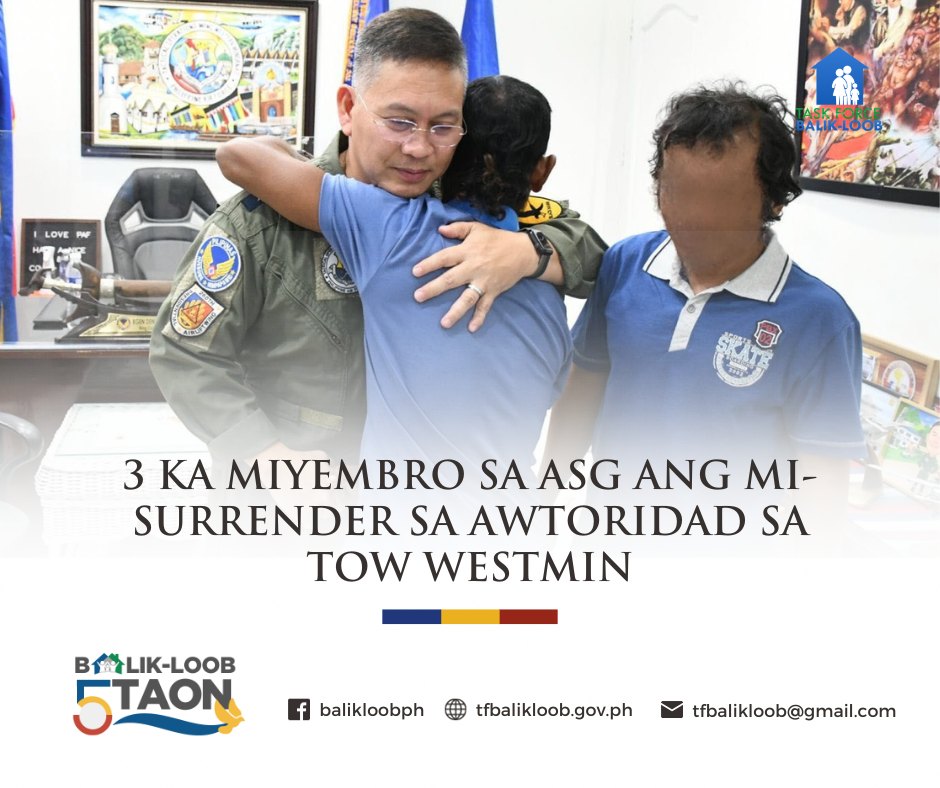 Epektibong nagpasilidad ang... - Task Force Balik-Loob