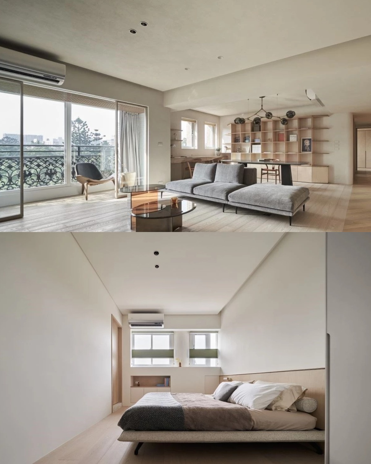 設計家 Searchome - #新家開箱 36 坪透亮光感宅，淡雅的 #木地板，滿滿的 #陽光 + #綠意