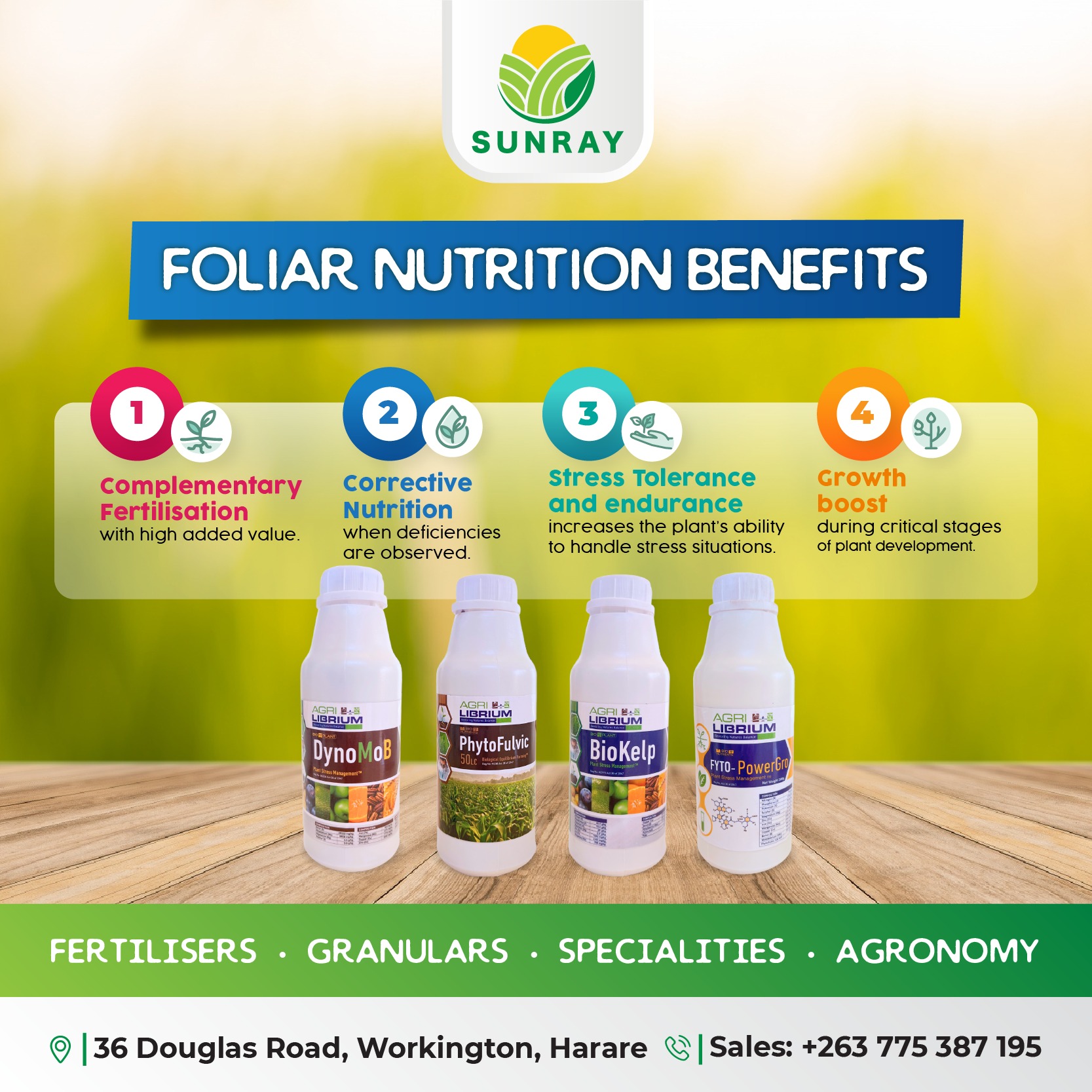 Sunray - Say hello to healthier, thriving plants with Agrilibrium’s ...