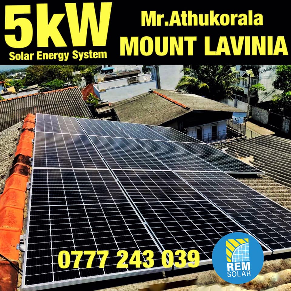 REM Solar - We are in MOUNT LAVINIA! Another successful...