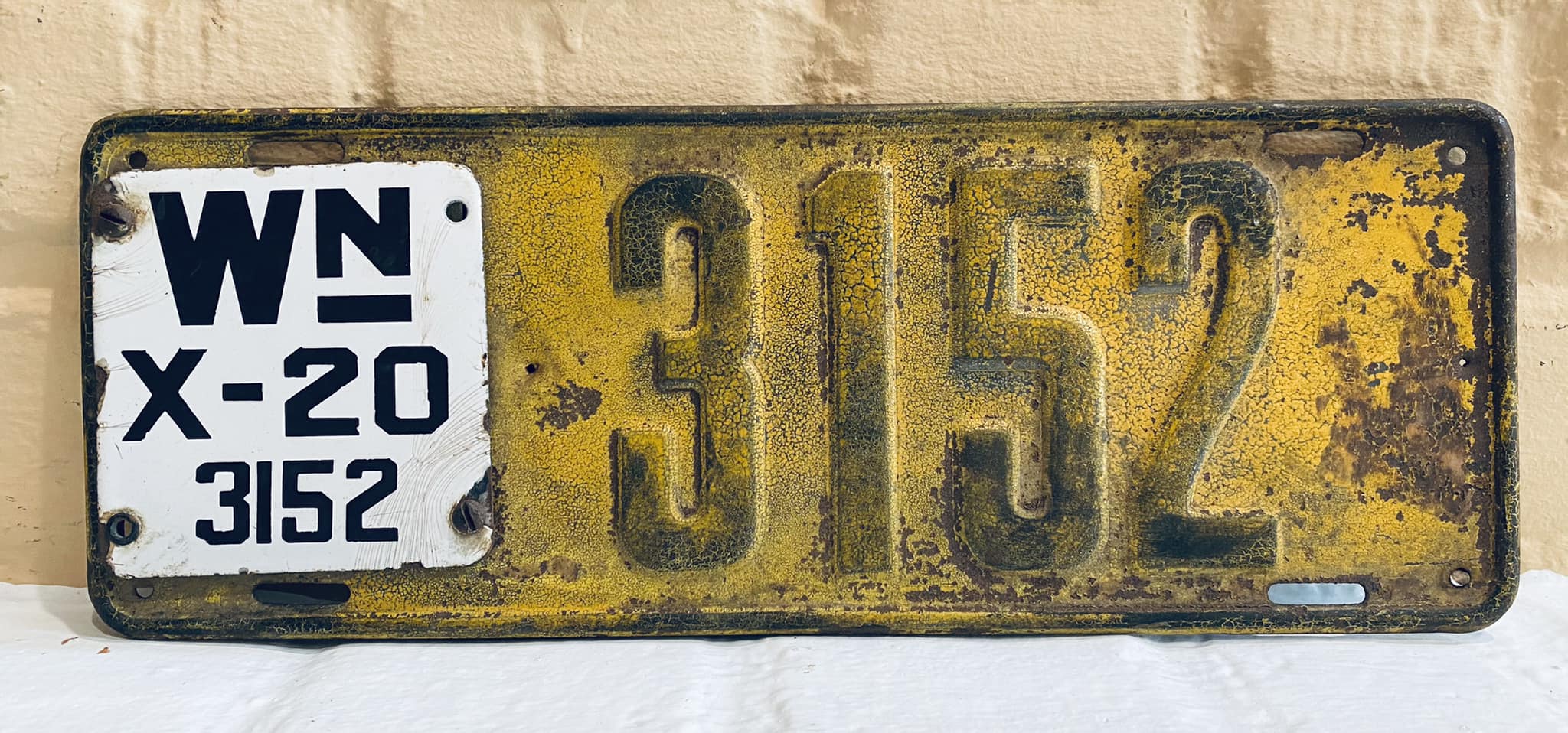 Vintage James Dean license plate wall decor for sale