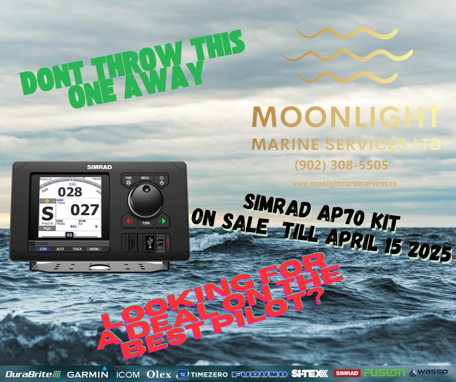 Moonlight - SIMRAD AP70 MK2 KIT ( AP70, AC70, P9, RF300) The new AP70 ...
