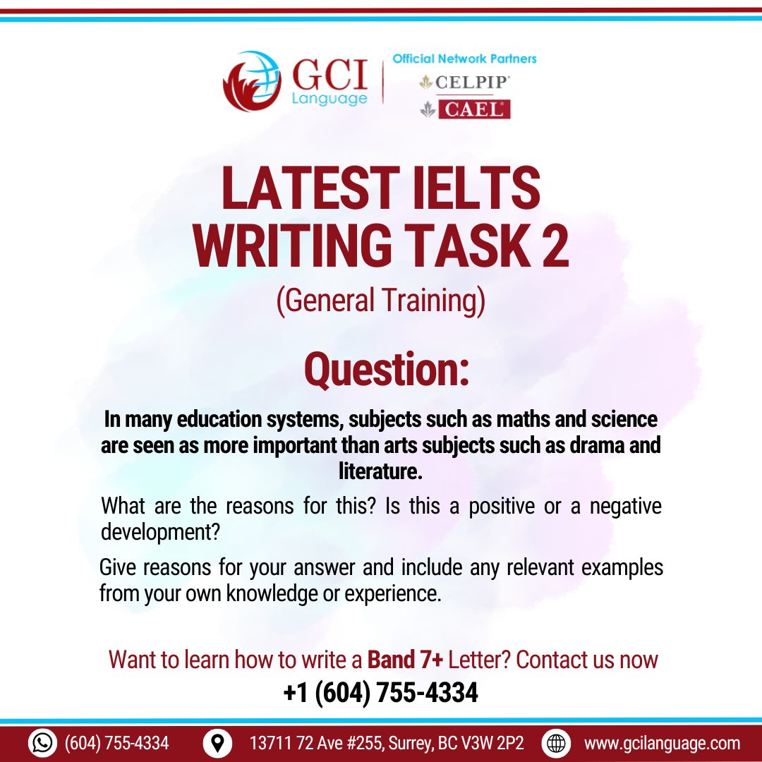 GCI Language - 🎓 IELTS Writing Task 2 – Full Essay Prompt... | Facebook