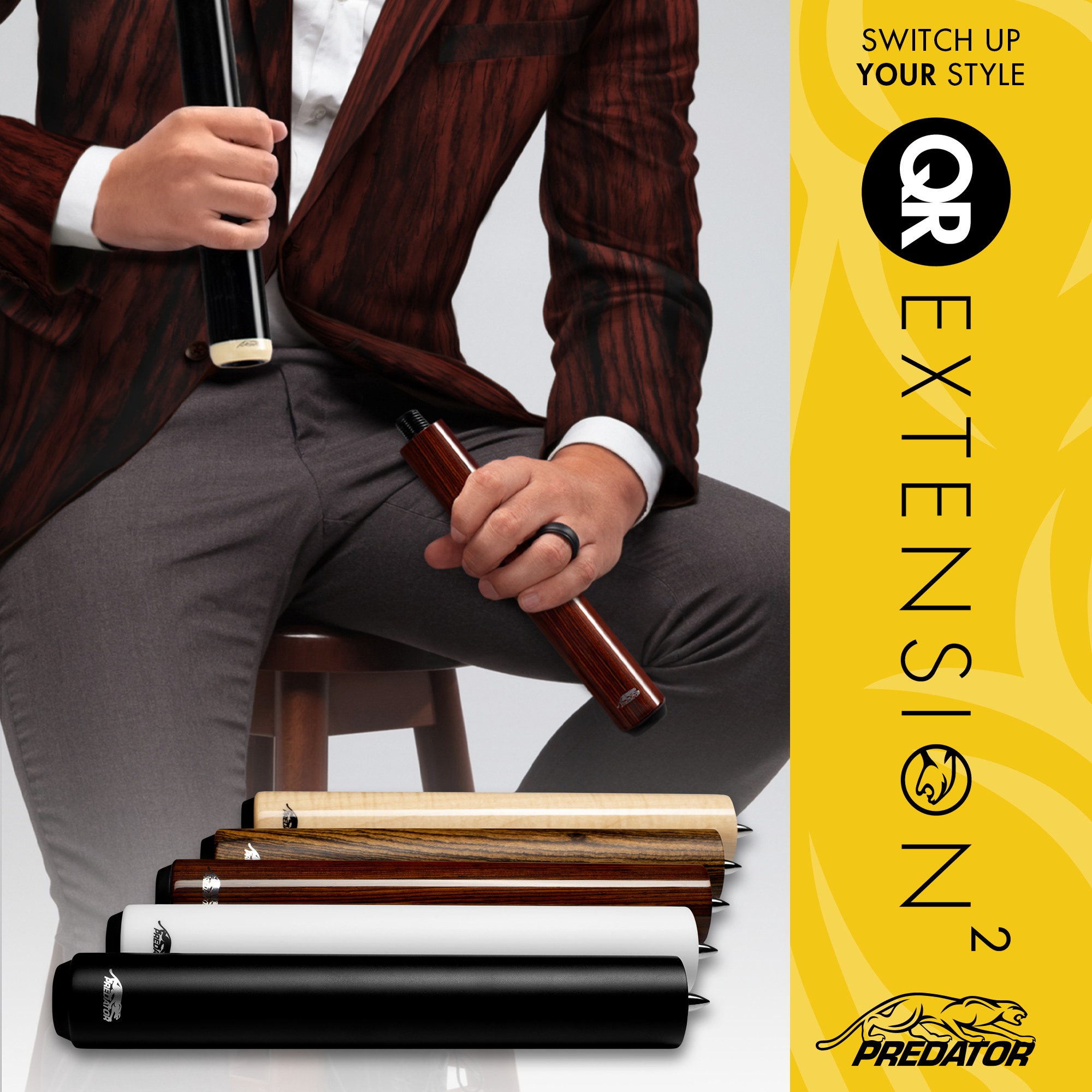 Predator Cues - Our colored extensions are back in stock!...