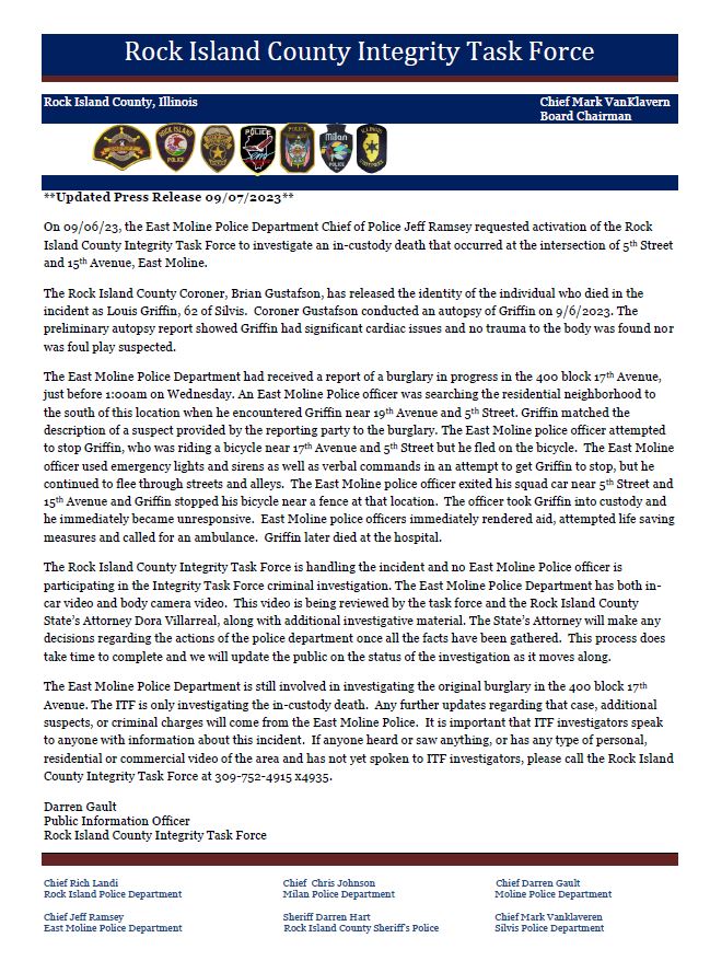 Rock Island County Integrity Task Force