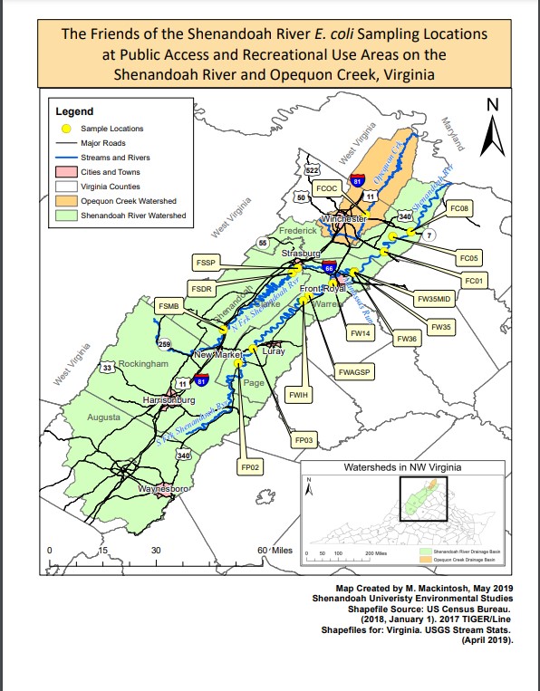 This is the map of the... - Friends of the Shenandoah River