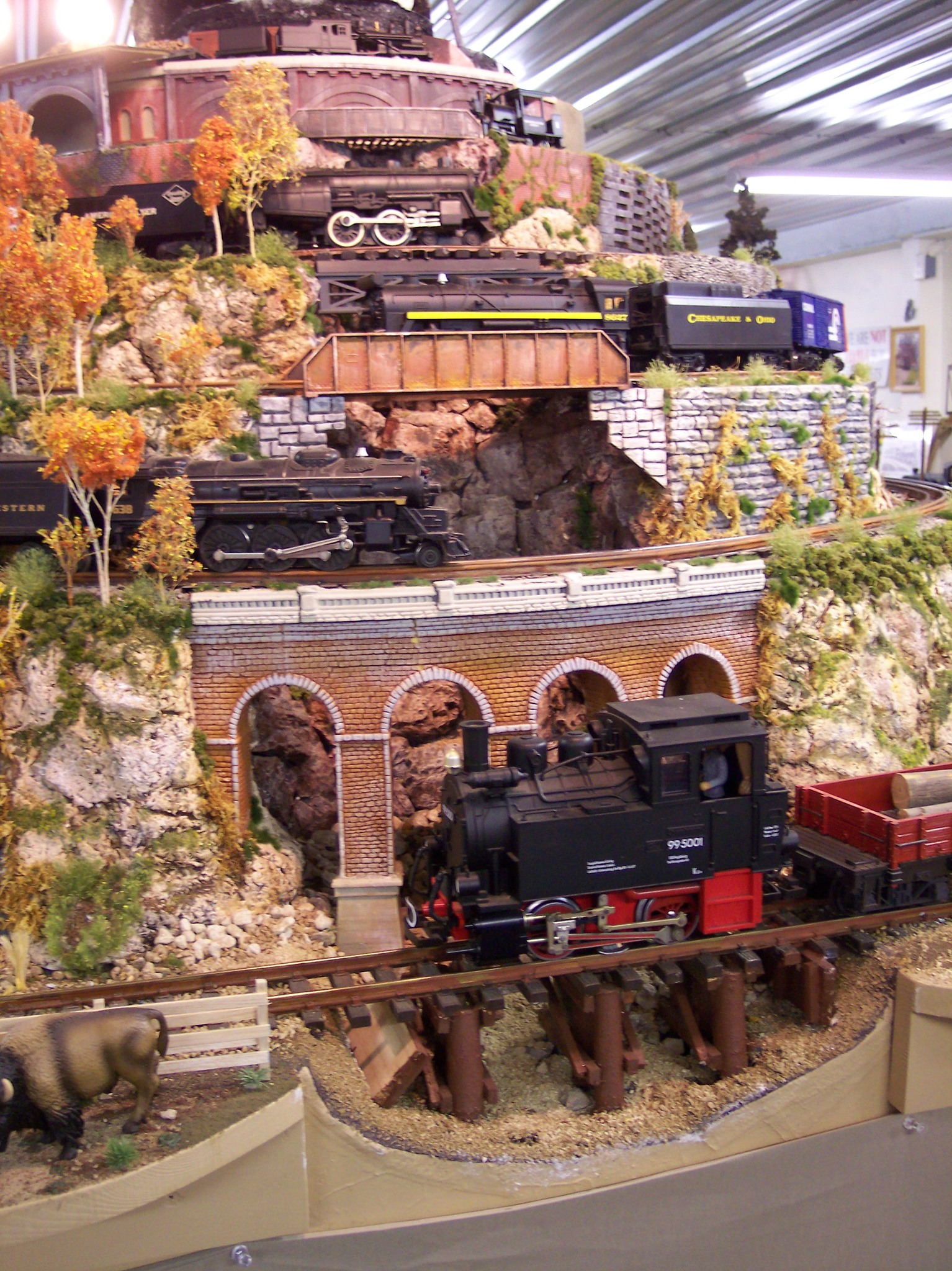 Fossil Rock Raiders Model Train Barn | Shade OH