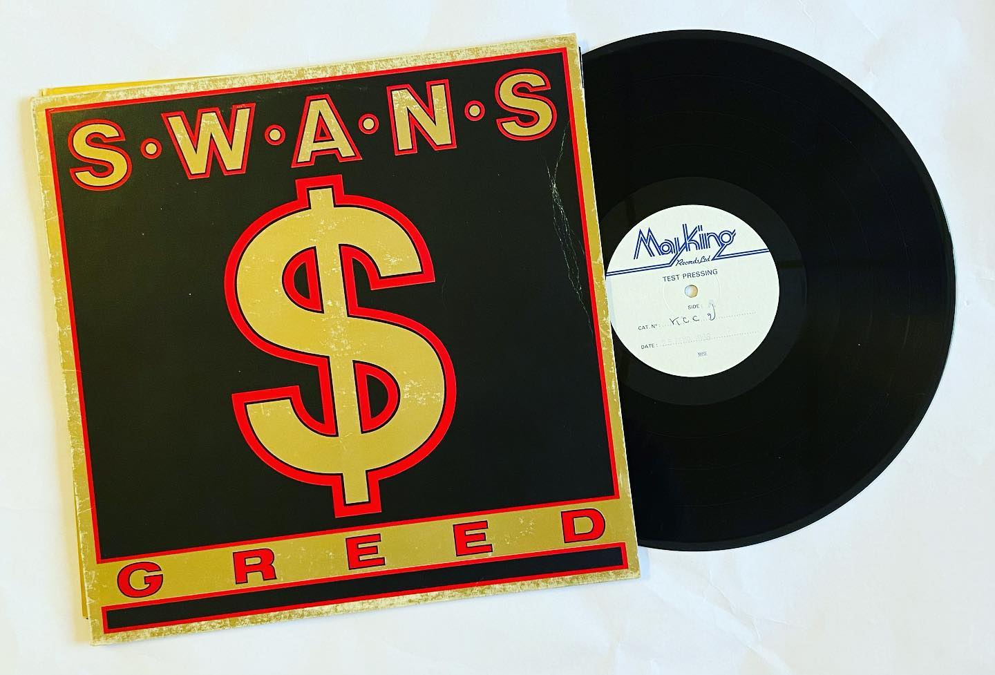 Swans - Cop 1984 vinyl record playing