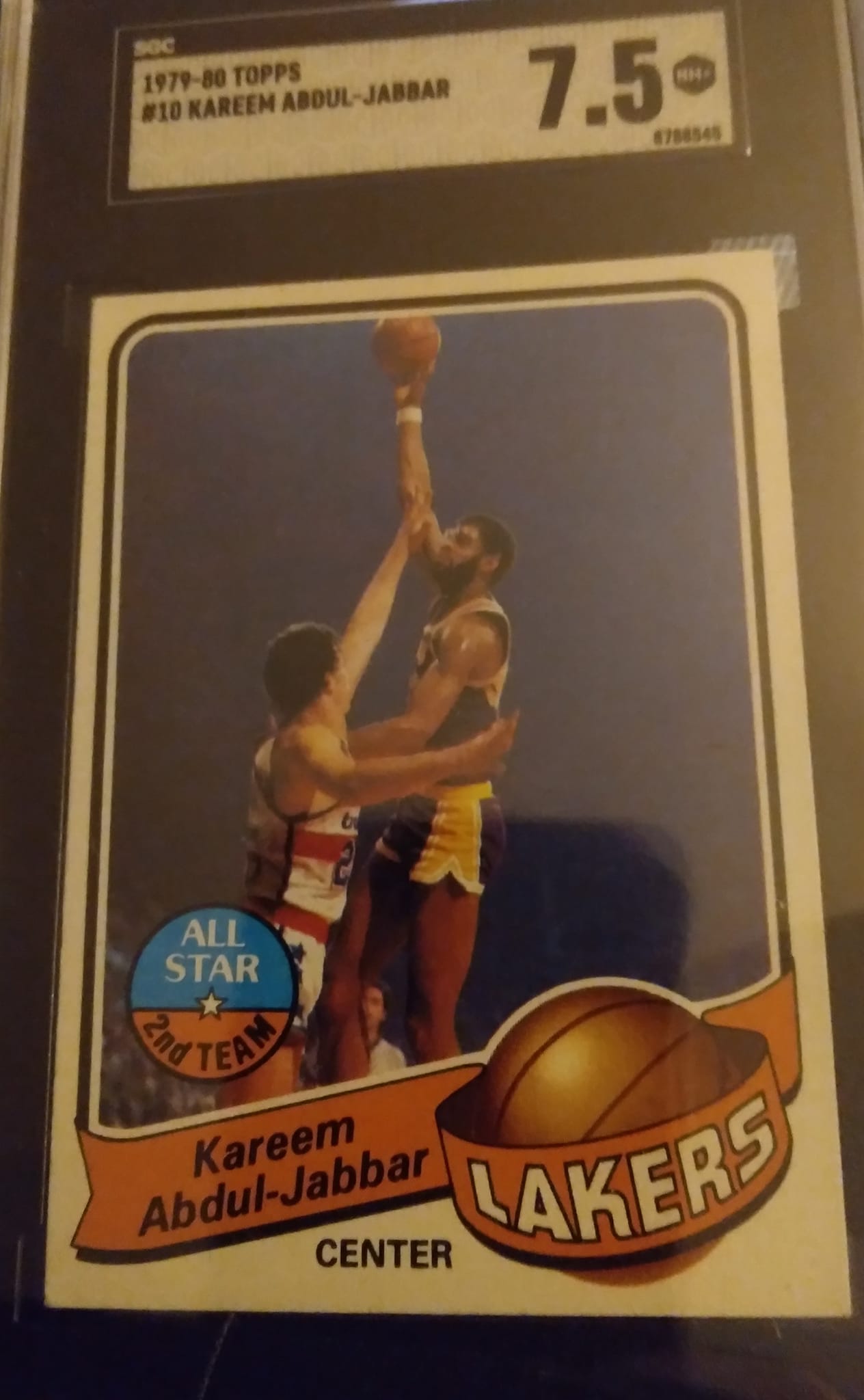 1976 Kareem Abdul-Jabbar basketball card addition