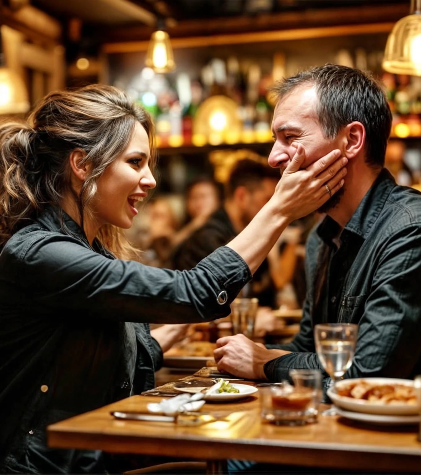 My - The resounding slap from his wife in front of the guests was the ...