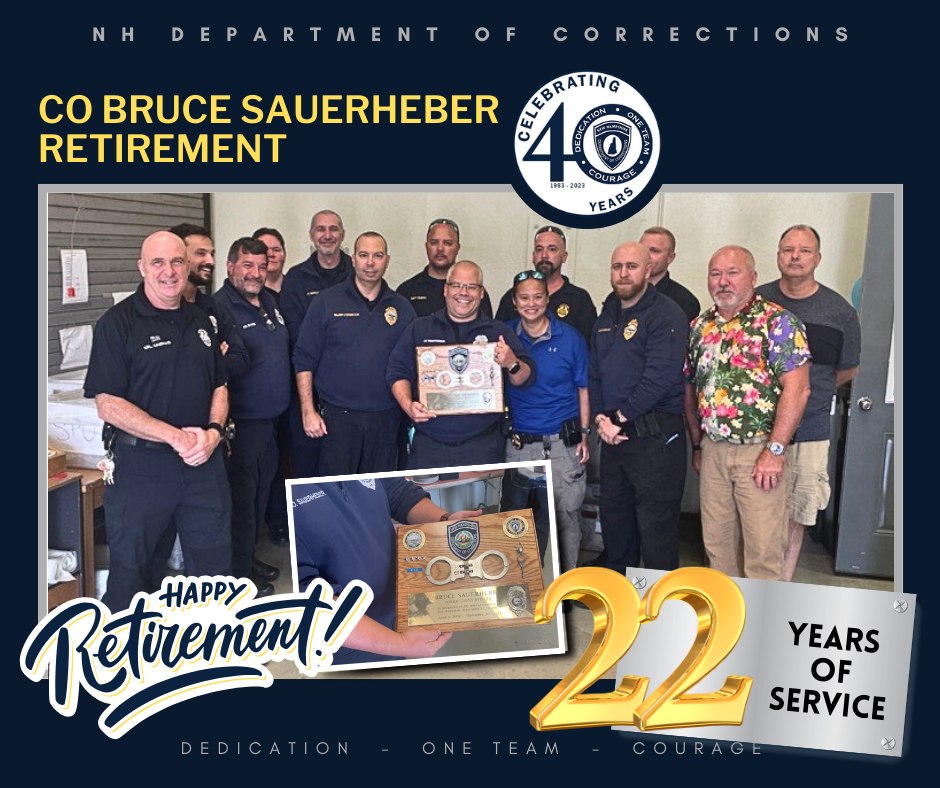🎉Congratulations to CO... - NH Department of Corrections | Facebook