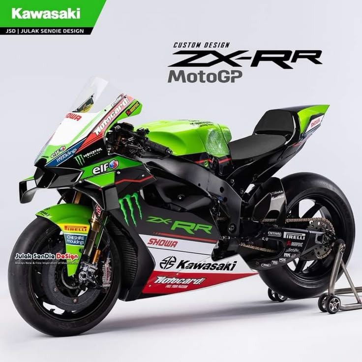 The KAWASAKI ZX-RR because we miss a dash of Team Green at