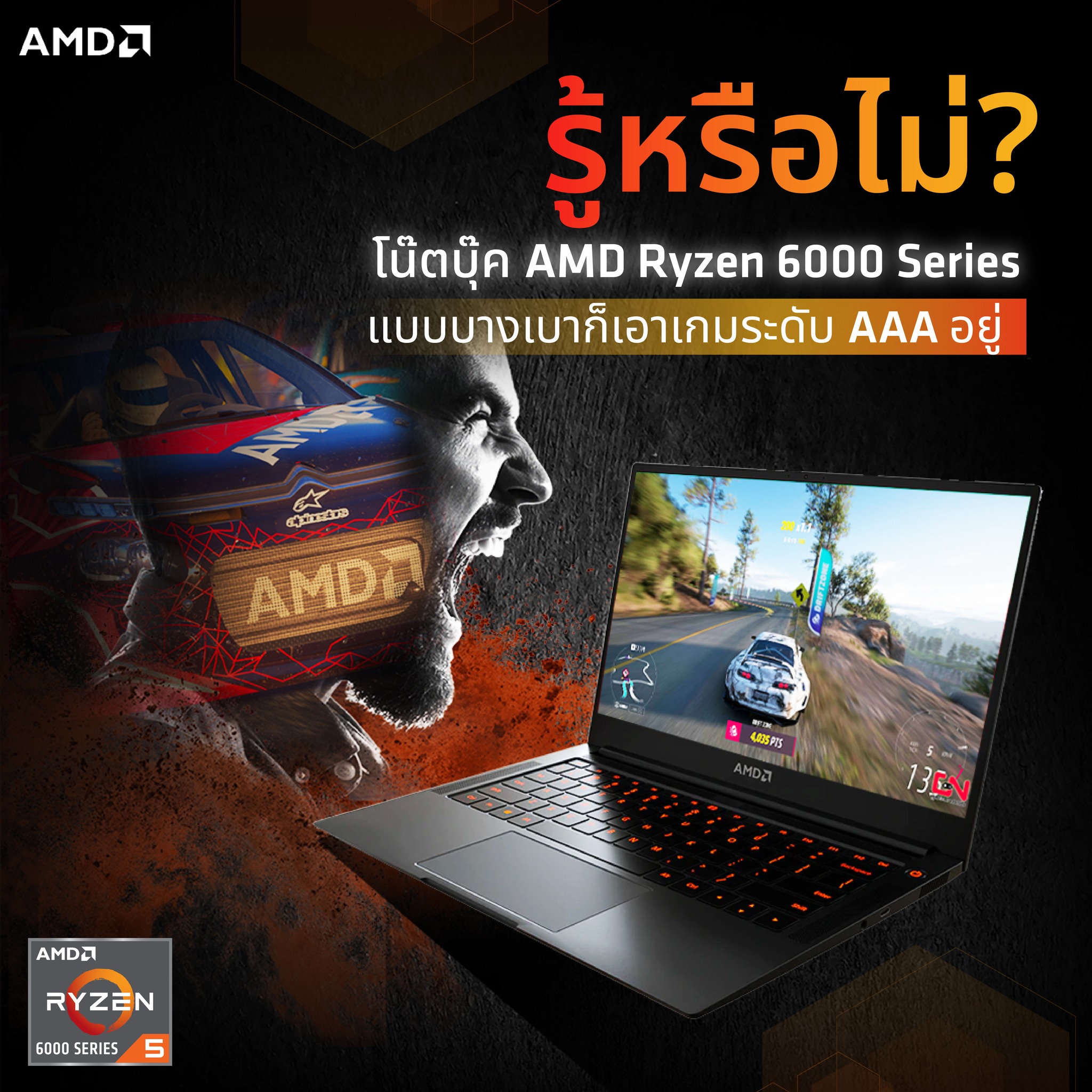 Notebook Station - รู้หรือไม่? โน๊ตบุ๊ค AMD Ryzen 6000 Series แบบบางเบา ...