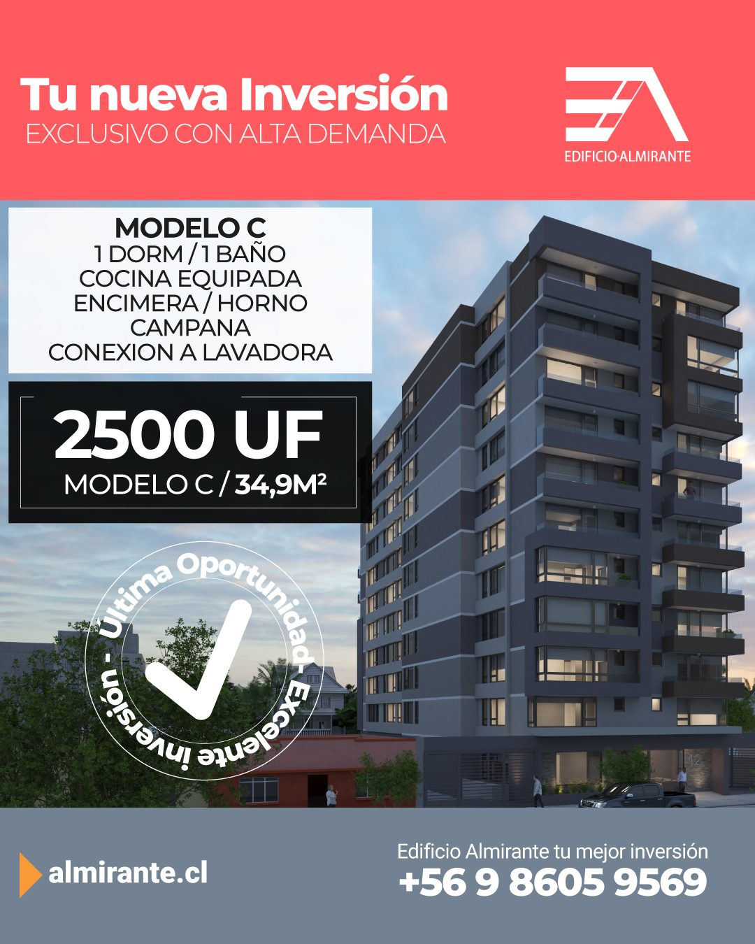 📊TU NUEVA INVERSIÓN: exclusivo y con... - Edificio Almirante