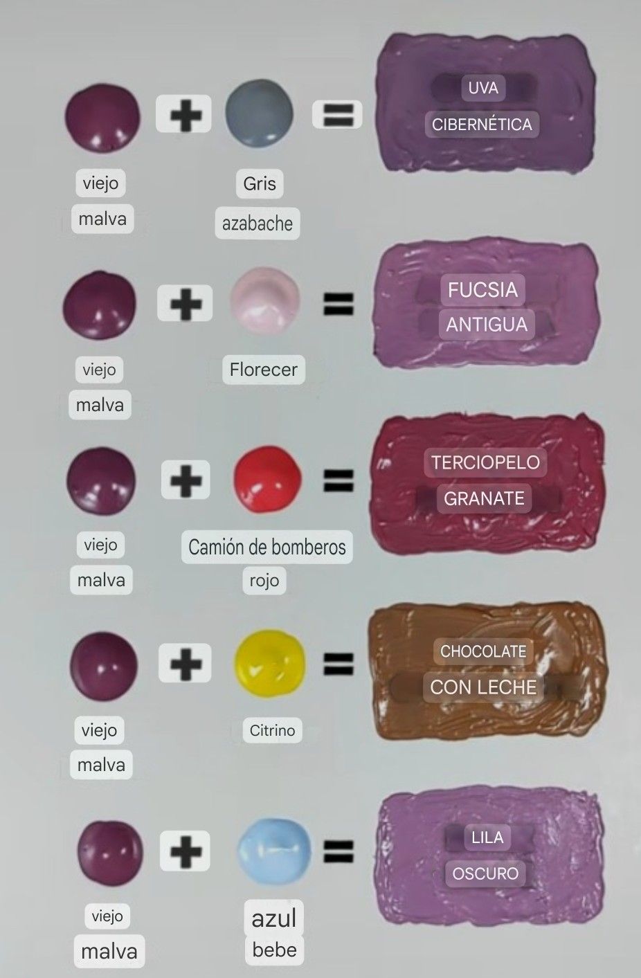 Aprende - Mezclas con Malva 🟣 Únete a mis clases de pintura 👇🏻 https ...