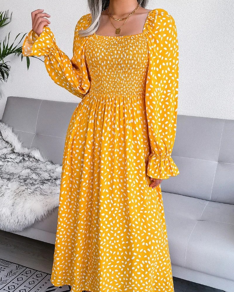 knee length dresses for ladies Jluxlabel Divine State Maxi Dress
