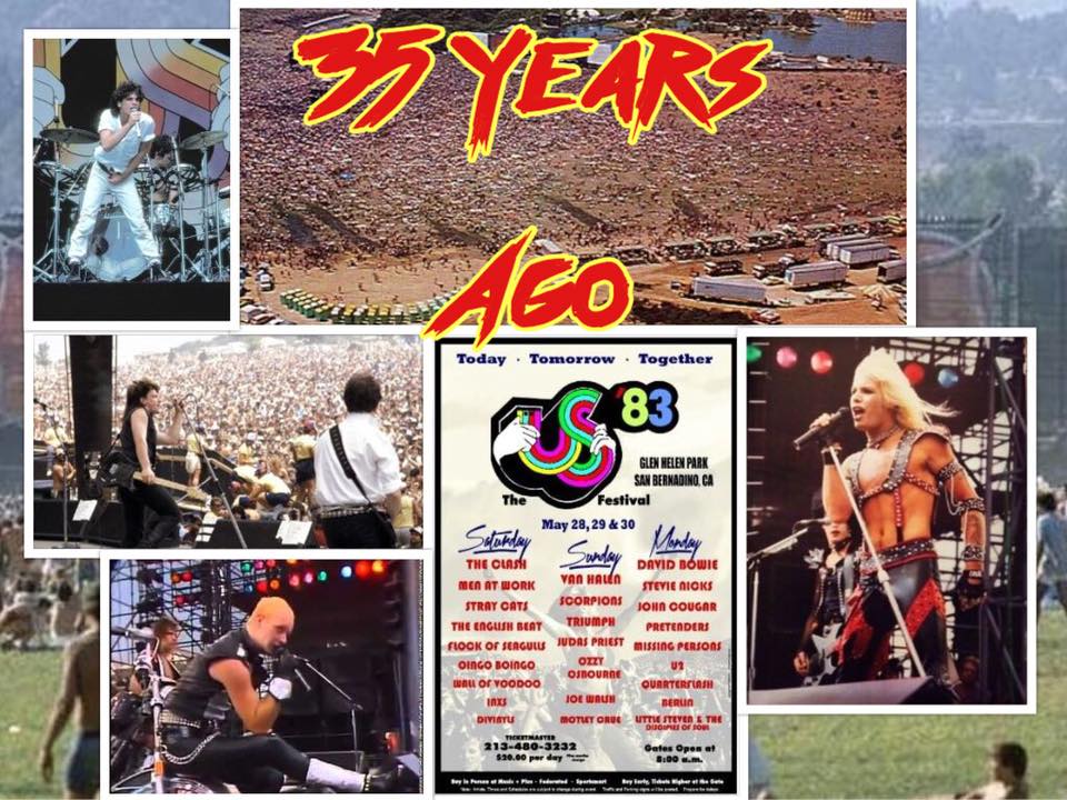 One more pic from the US Festival36 years ago today
