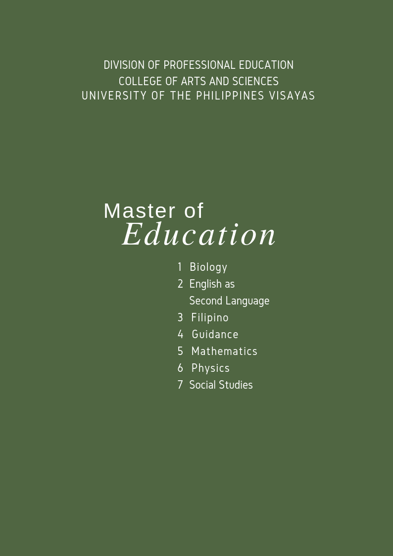 UPV College of Arts and Sciences - Division of Professional Education