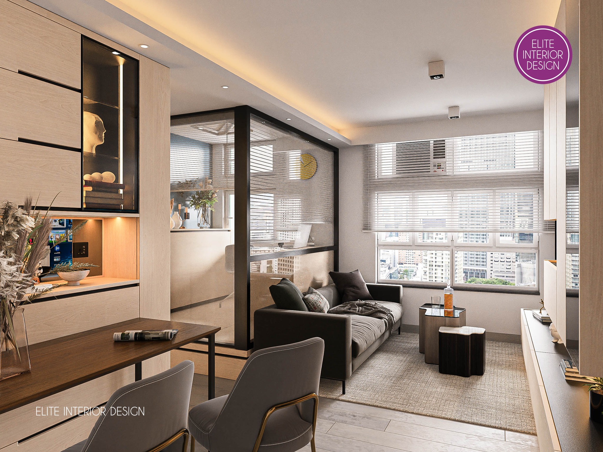【療癒放鬆的小酌片刻 木色、鐵件打造溫柔質感日常】407呎... - Elite Interior Design | Facebook