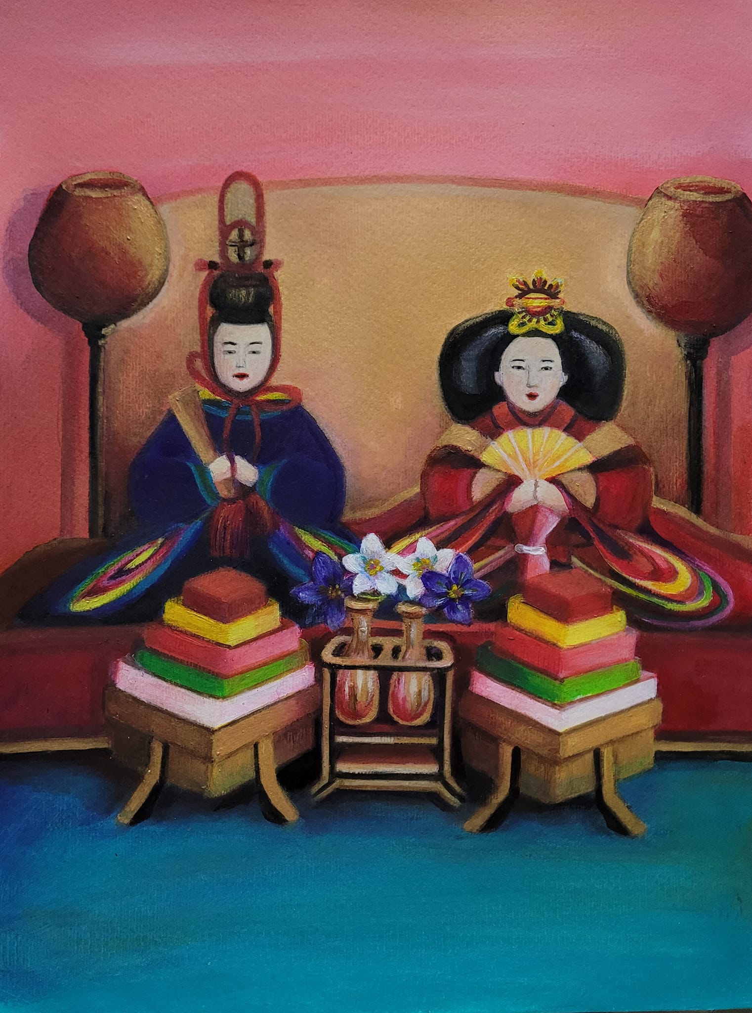 ひな人形8段 Japanese Hina Doll | ヤマダウェブコム