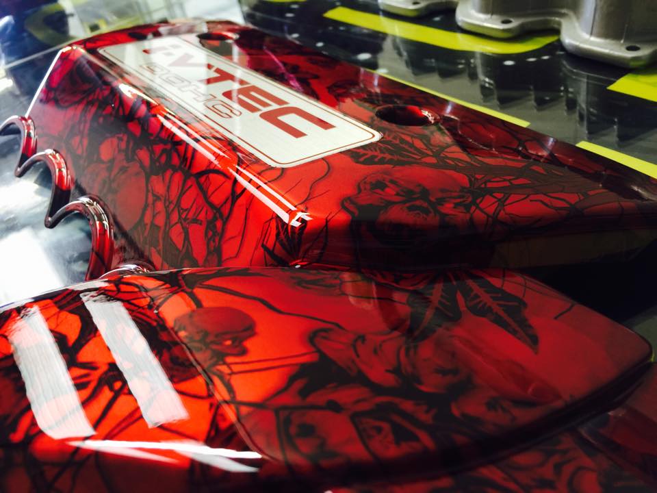 Honda Civic Type R Engine cover... - Hydrotek Custom Coatings | Facebook