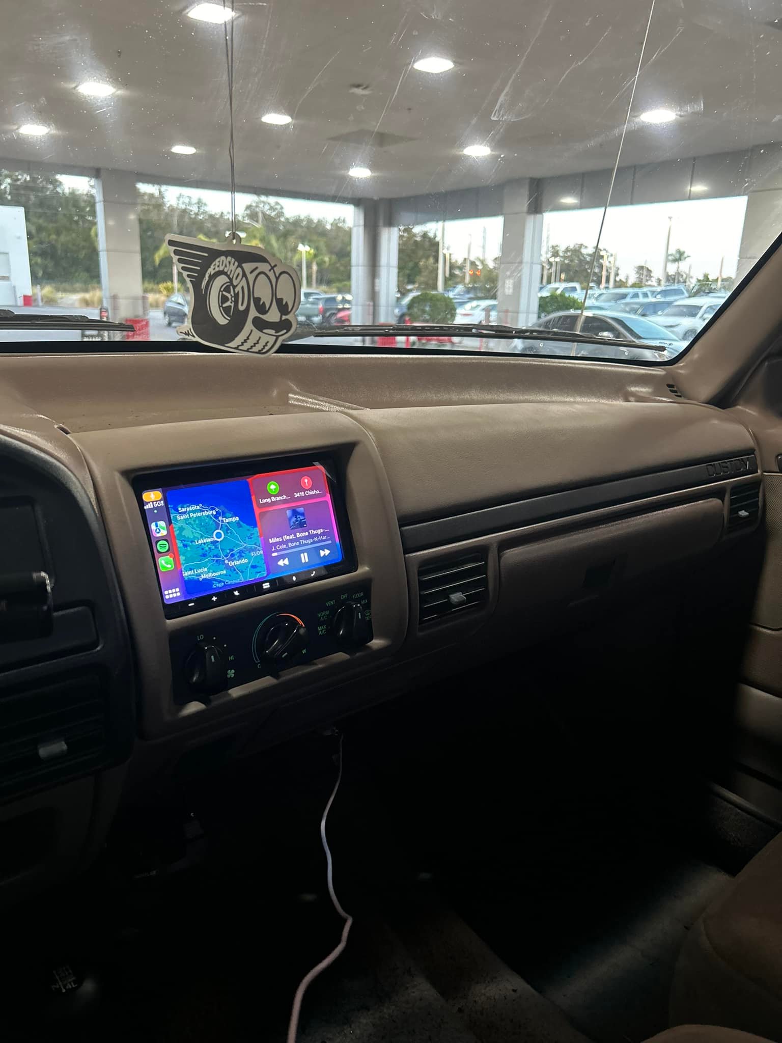 Ford double DIN radio install adapter trim and similar items