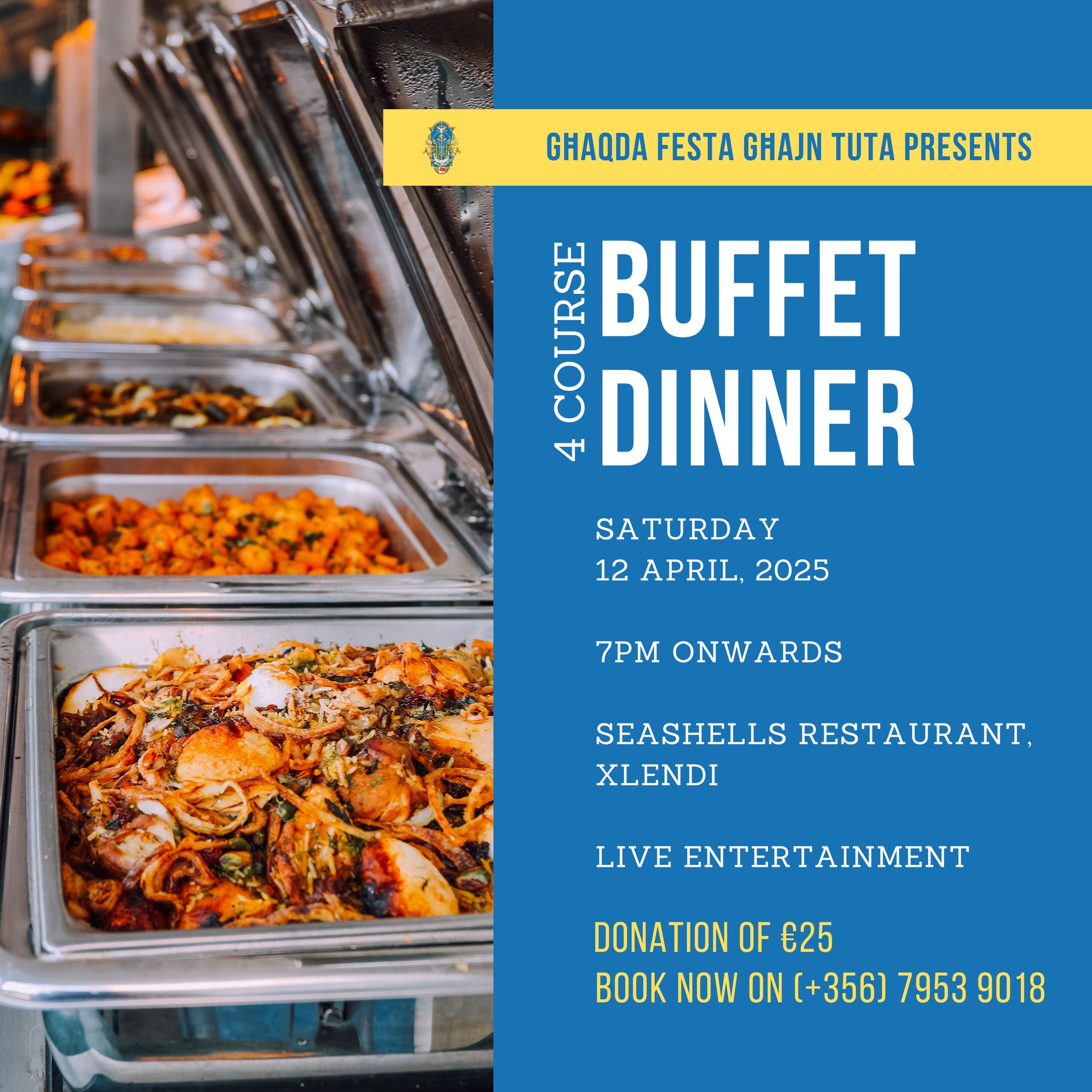 Għaqda - Following the success of our recent buffet dinners at Sea ...