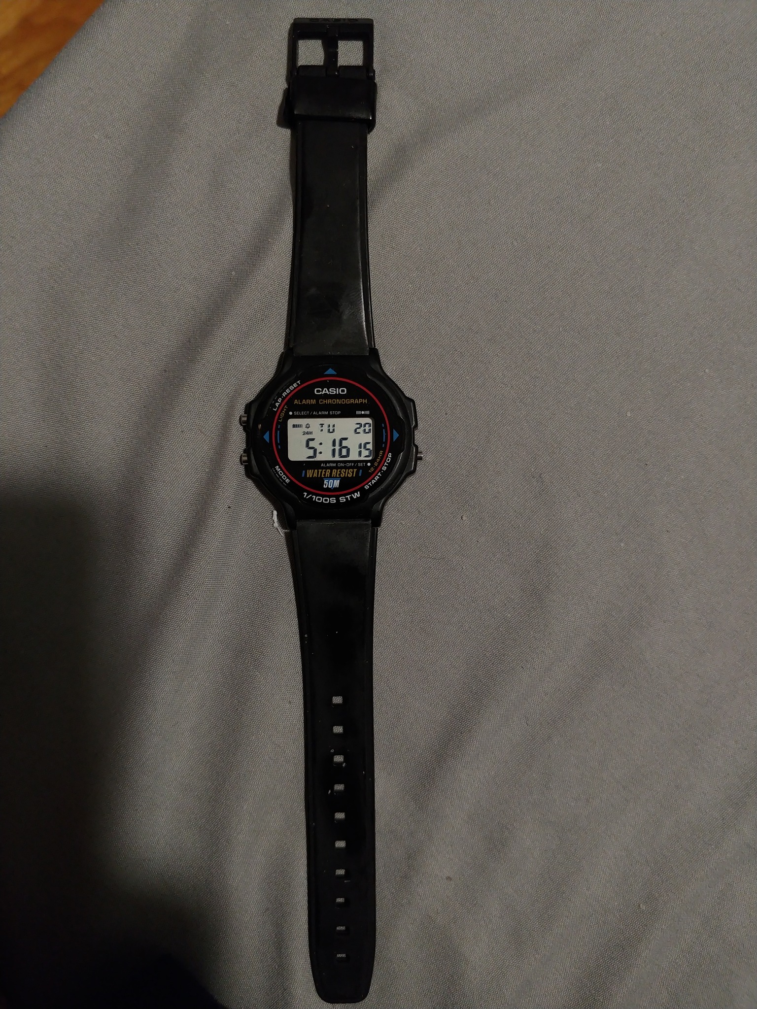 Casio W-78-1V (593) of 1991 release year. I think it