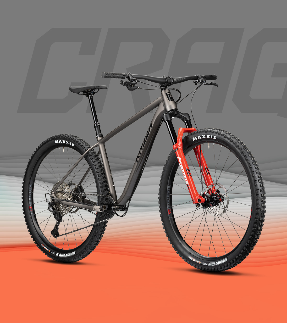 mtb flat pedal Canfield Crampon Ultimate Pedals Musky Tackle and a sealed ball Cube Nuroad Race 2023: Farbe:Kailu Blue Matt