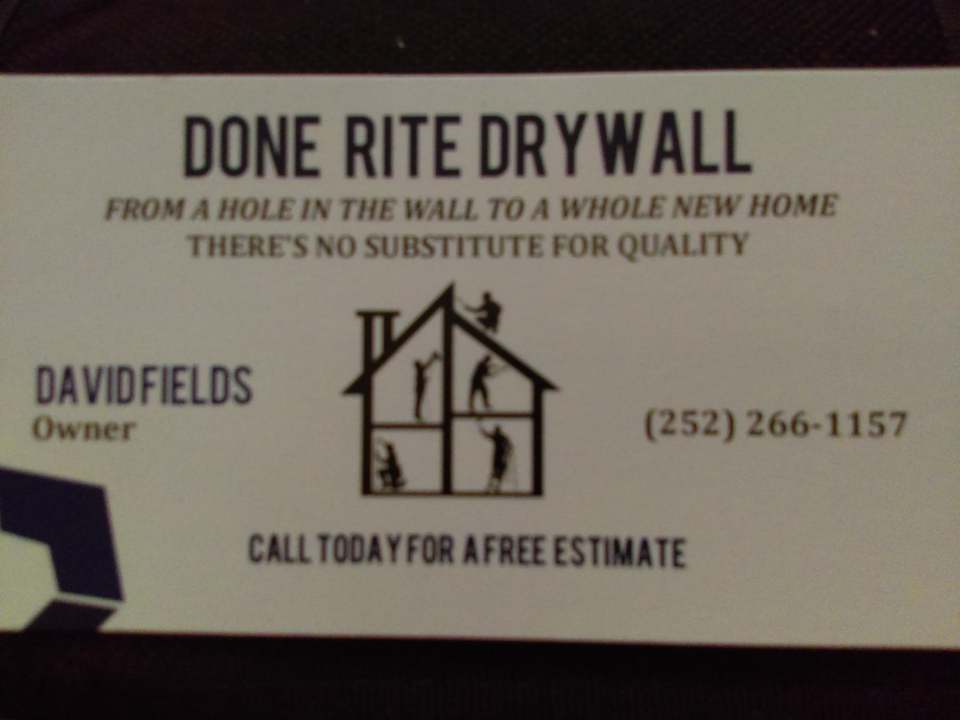 DONE RITE Drywall