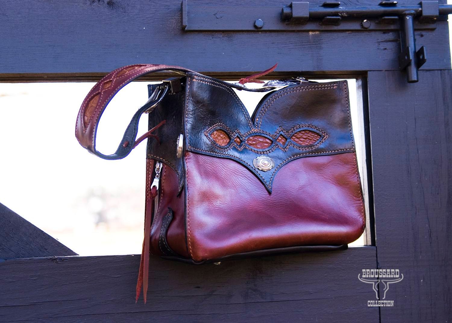 New Collection “Maison22” Made of Crocodile skin in Red Wine 