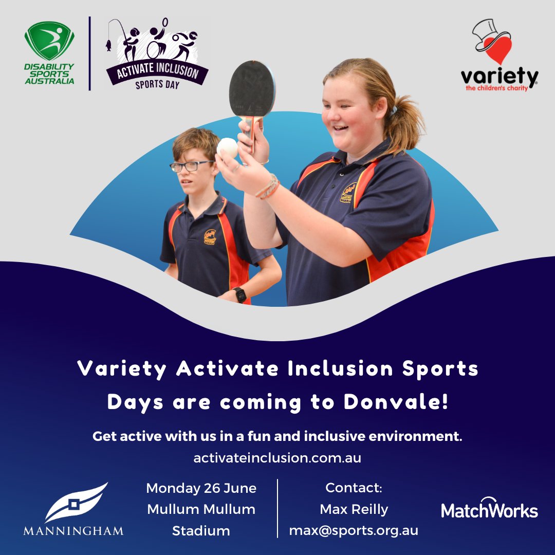 ⚽️ 🤝 Activate Inclusion Sports Days... - Manningham Council