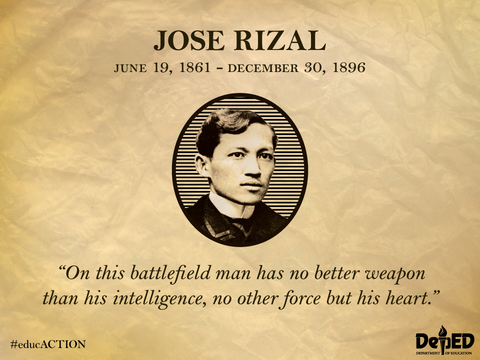 DepEd Philippines - Today is the 117th death anniversary of Jose Rizal ...