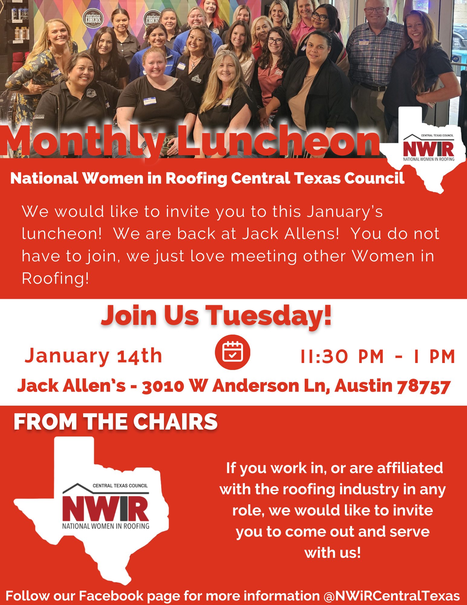 National Women in Roofing Central Texas | Austin TX