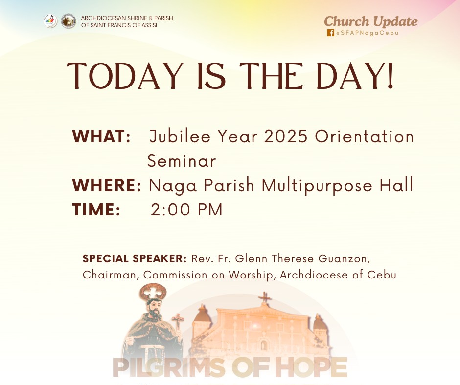 ⏳ FINAL REMINDER! Today is the day! Join us for the Jubilee Year 2025 ...