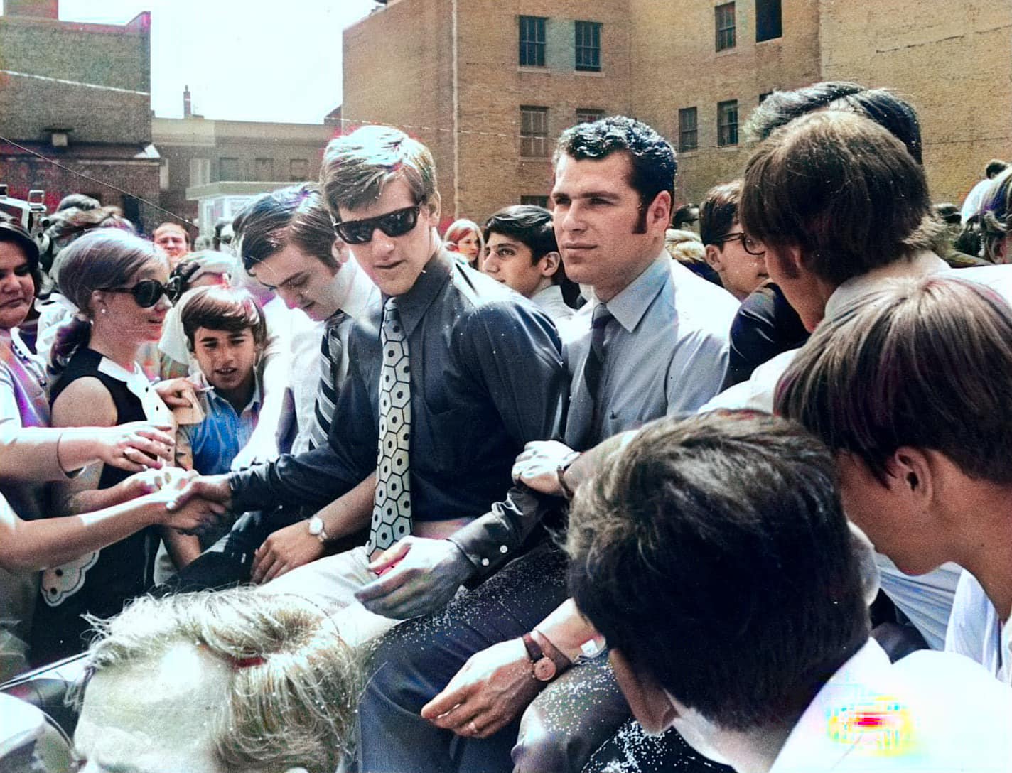 Dirty - Happier times. Bobby Orr rides in a victory parade following ...