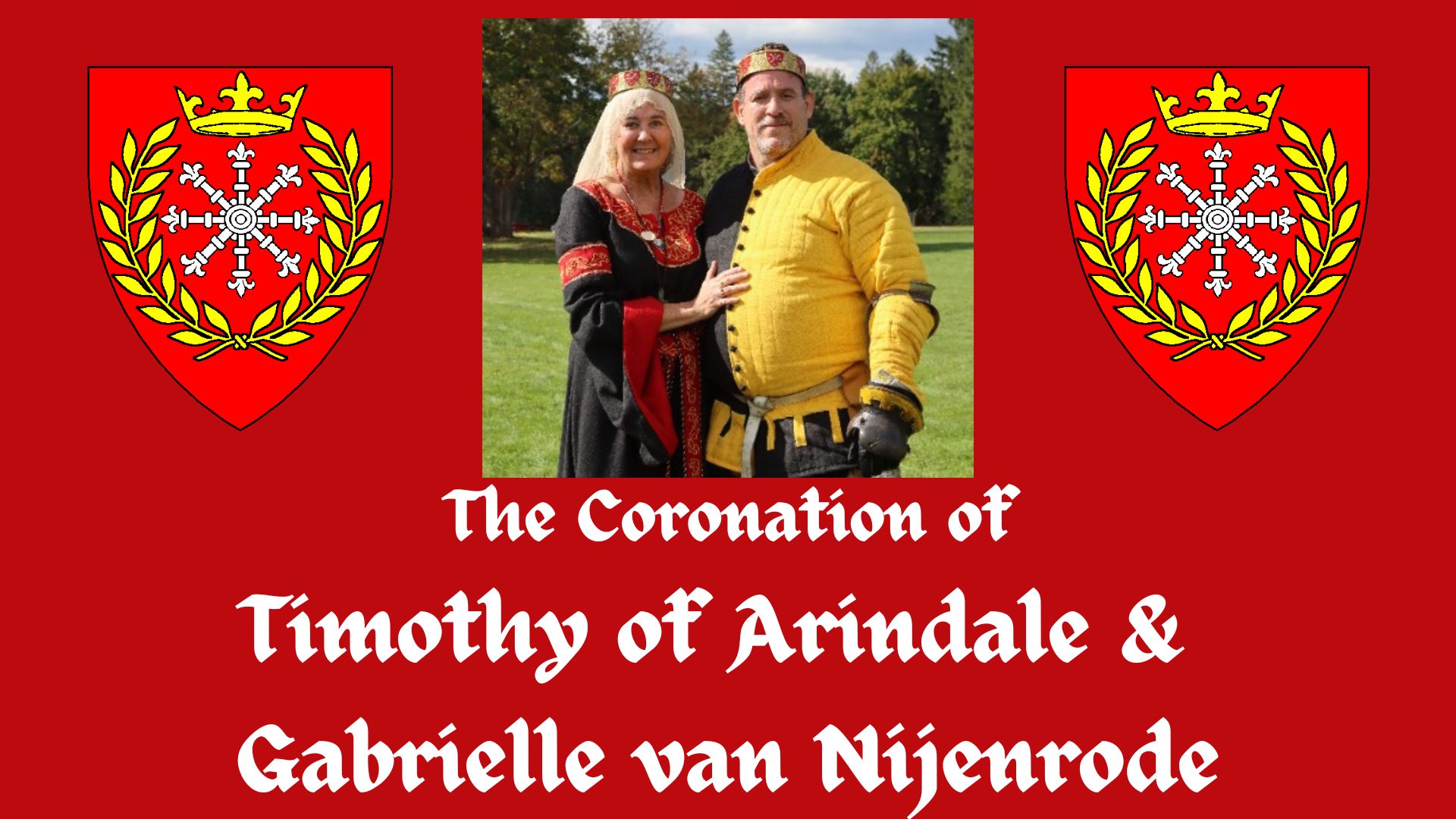 Coronation of Timothy of Arindale and Gabrielle van Nijenrode
