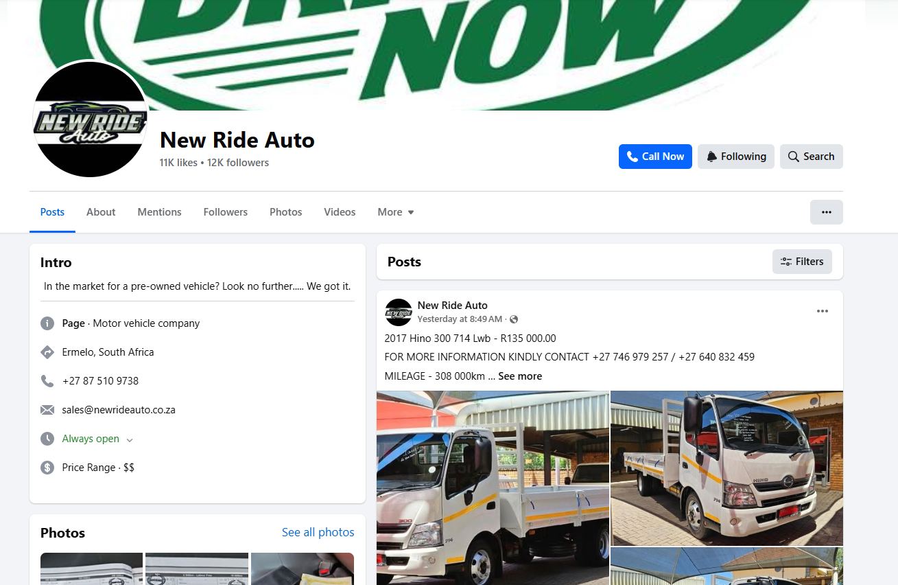 New Ride Auto Sales Ermelo | Ermelo