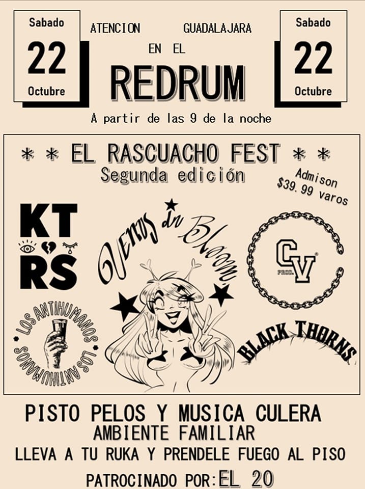 Venus - La segunda edición del Rascuacho fest ya está aquí, presentando ...