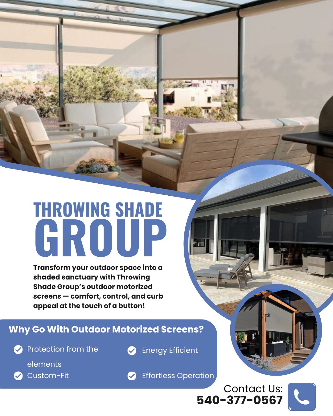 Throwing - Throwing Shade Group’s outdoor motorized screens, you get ...