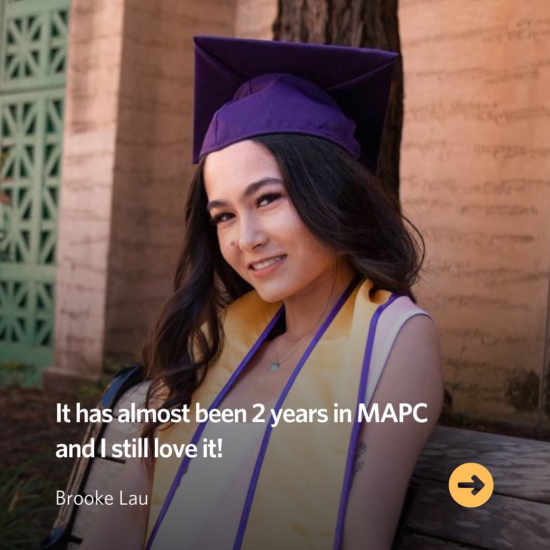 This week, hear from MAPC second year student, Brooke Lau, on how MAPC ...