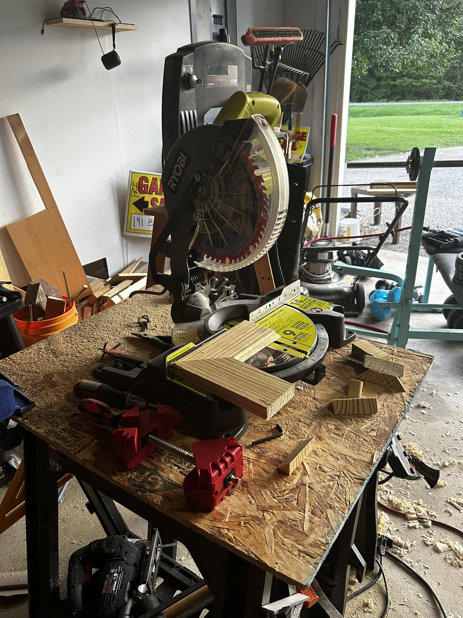 RYOBI 13 Amp 8-1/4 in. Compact Portable Jobsite Table Saw (No Stand