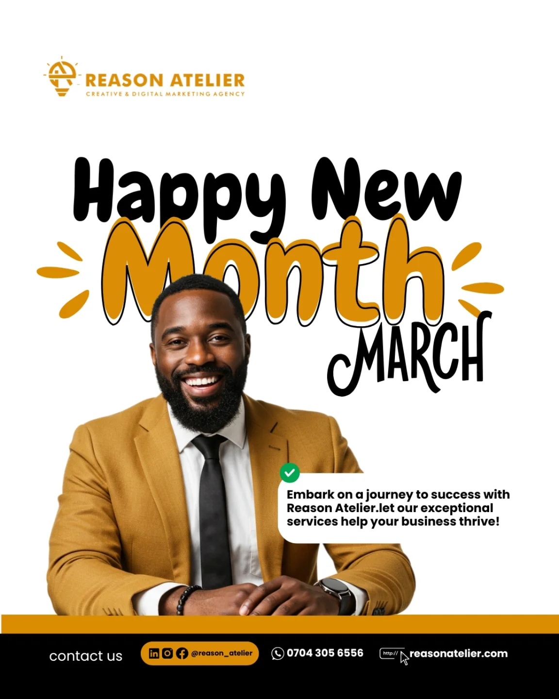 Reason - Happy new month! 🎊 We’re stepping into month with BIG things ...