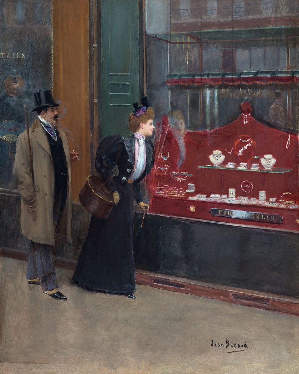 Le boulevard Saint-Denis à Paris (1899) 38 cm x 55 cm Collection