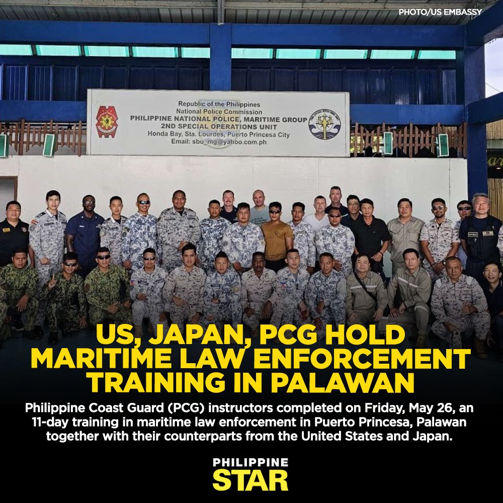 Philippine - The 33 program participants were from the PCG, the ...